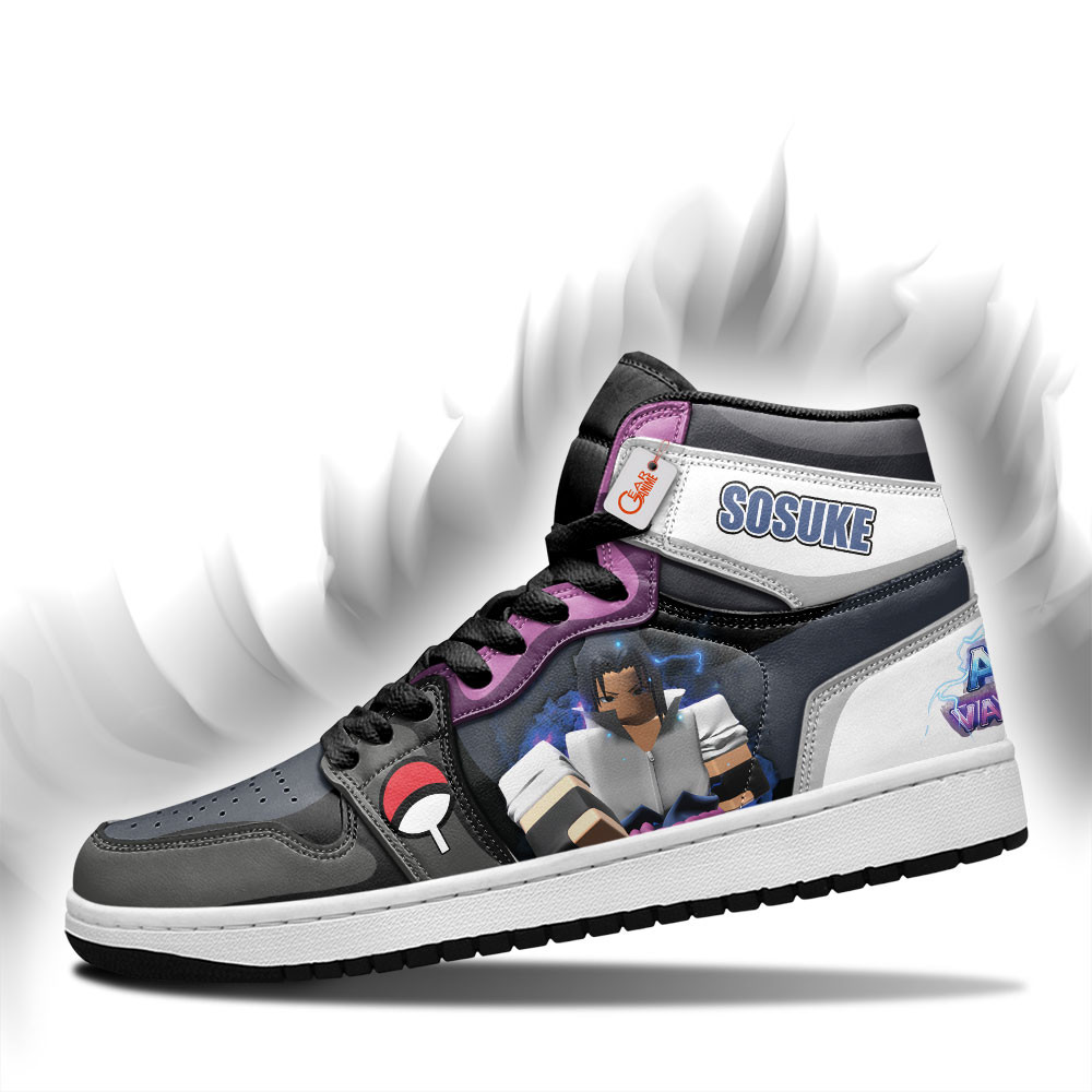Sosuke Custom Gaming High-Top Leather Sneakers Games Collection Personalized