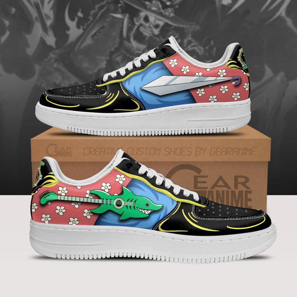 Soul King Brook Custom Anime Low-Top Leather Sneakers