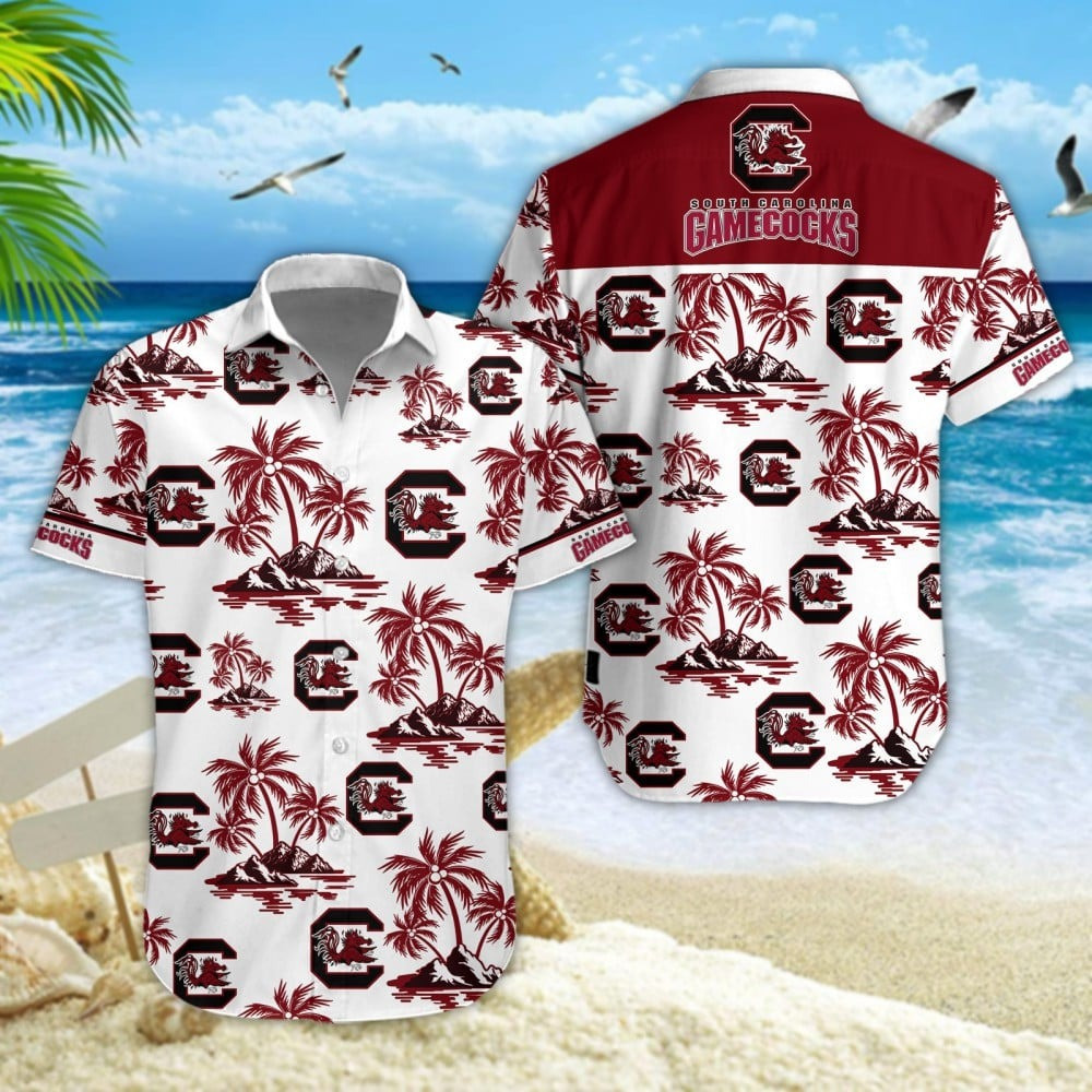 South Carolina Gamecocks Football Hawaiian Tropical Game Day Apparel Father's Day Presents