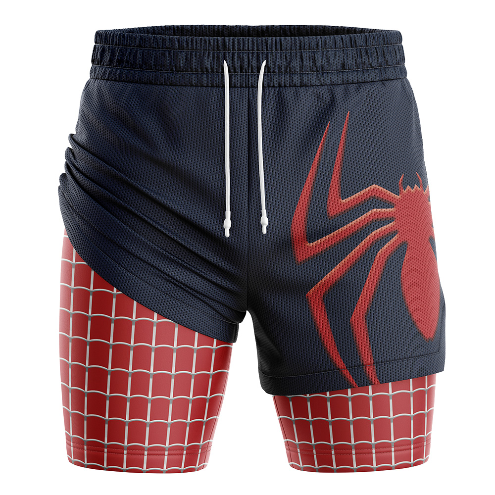 Spider Man Marvel Comics 2-in-1 Performance Shorts