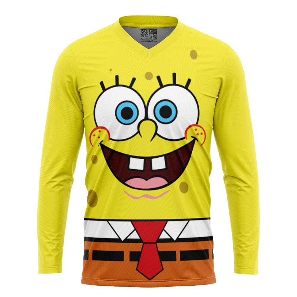 SpongeBob SquarePants Face SpongeBob SquarePants Hockey Jersey