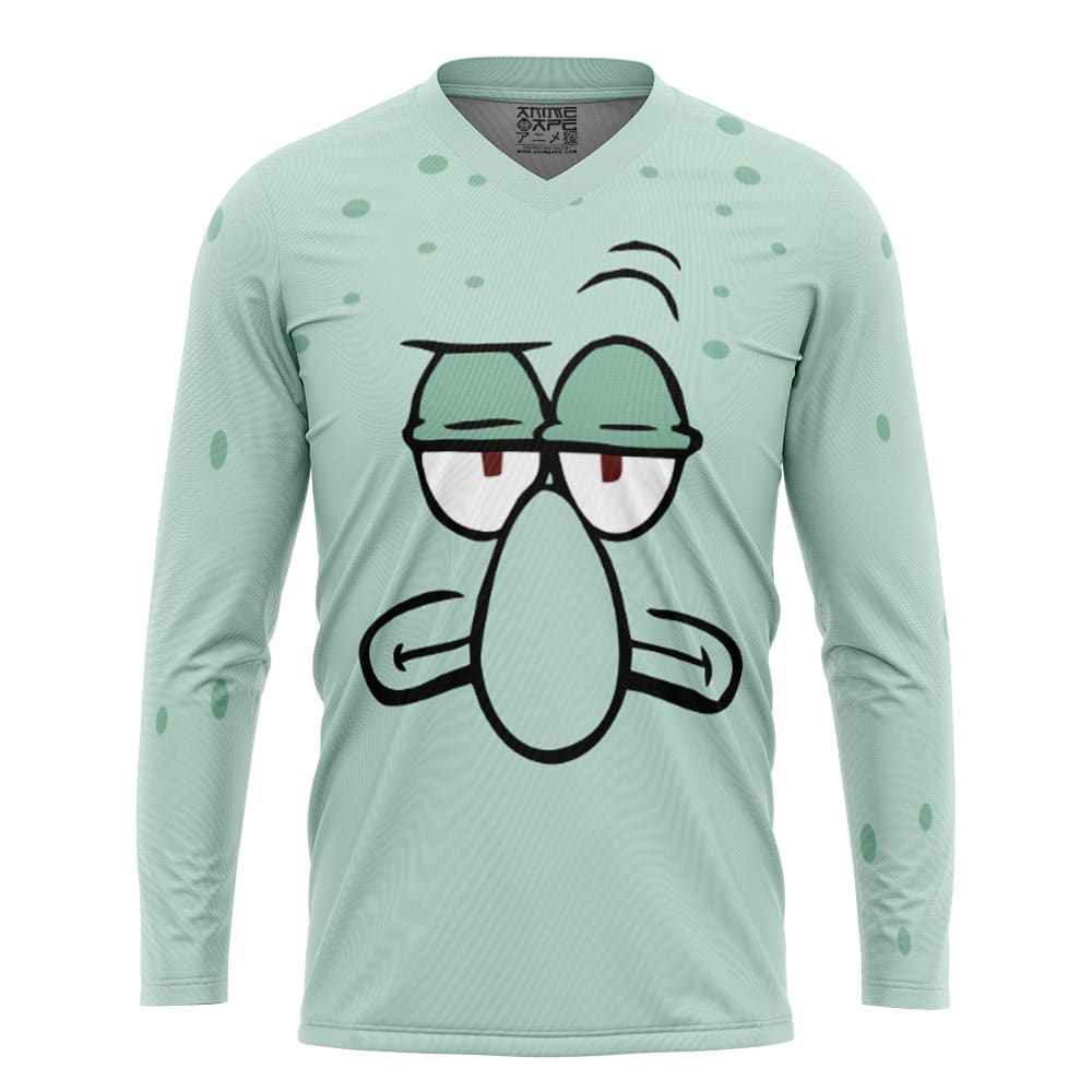 Squidward Face SpongeBob SquarePants Hockey Jersey