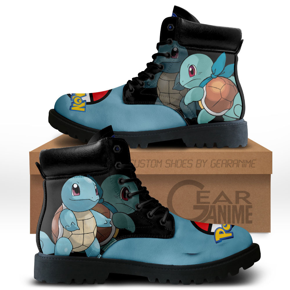 Squirtle Custom Anime Combat Boots MV0512