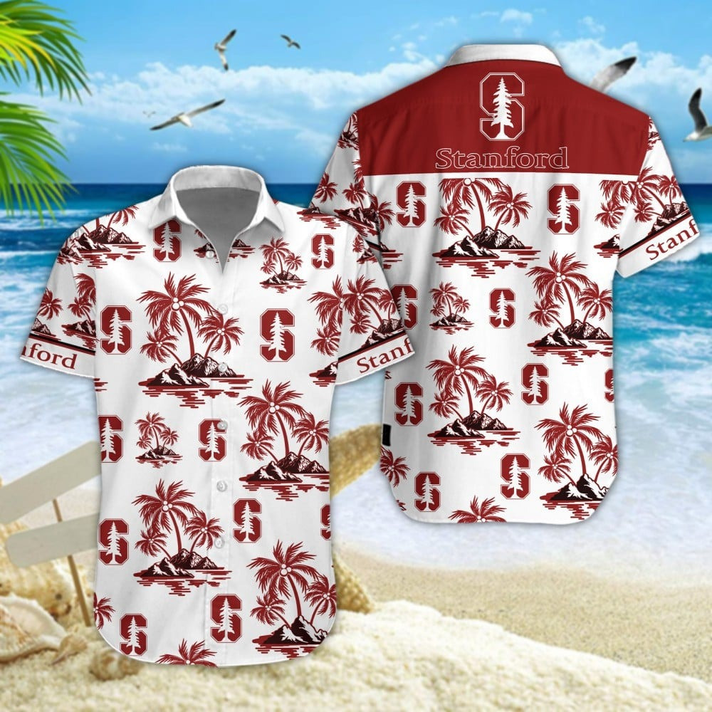Stanford Football Hawaiian Football Aloha Shirt Special Gift For Back To School