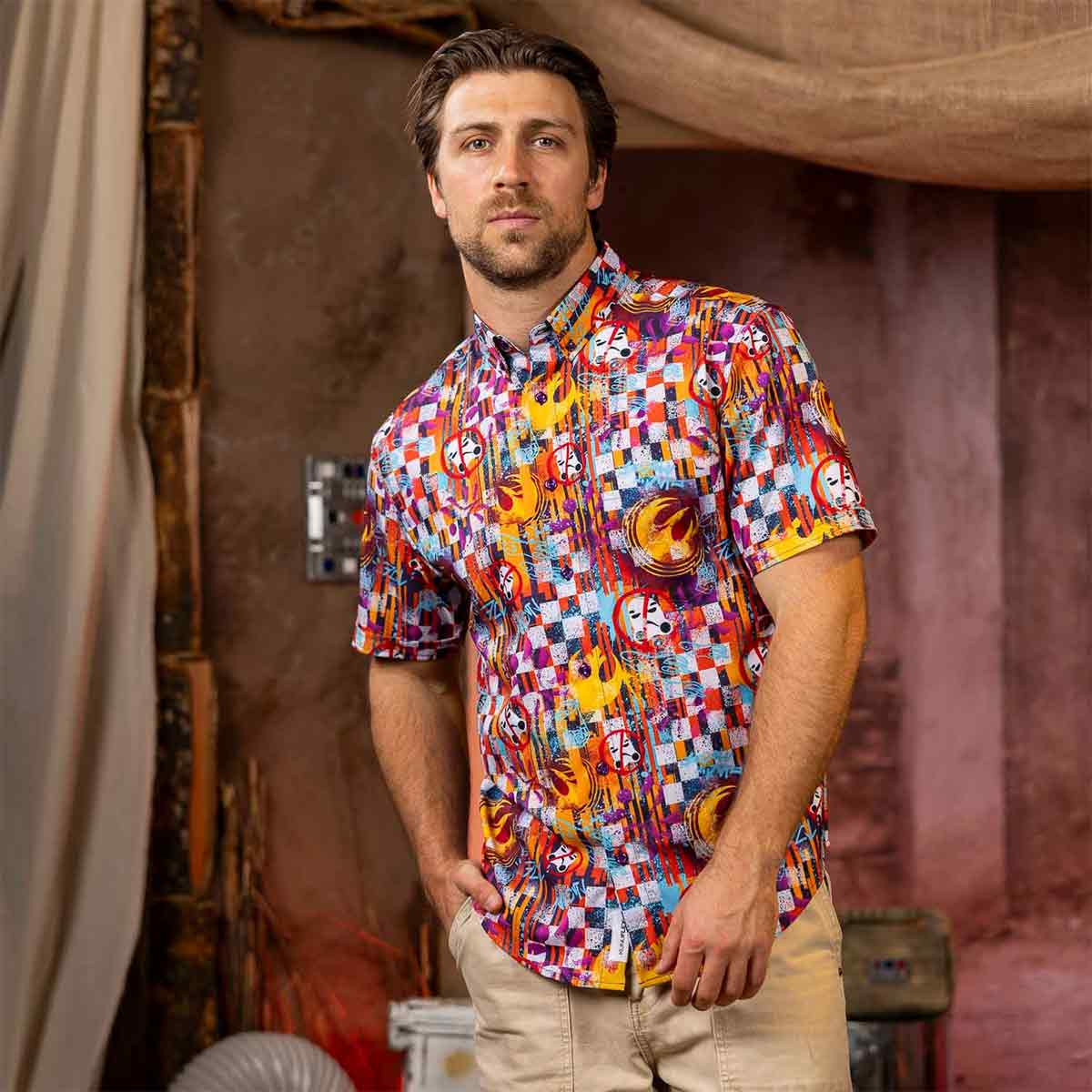 Star Wars Day Merch Sabine Wuz Here Hawaiian Shirt Gift For Strong Dad