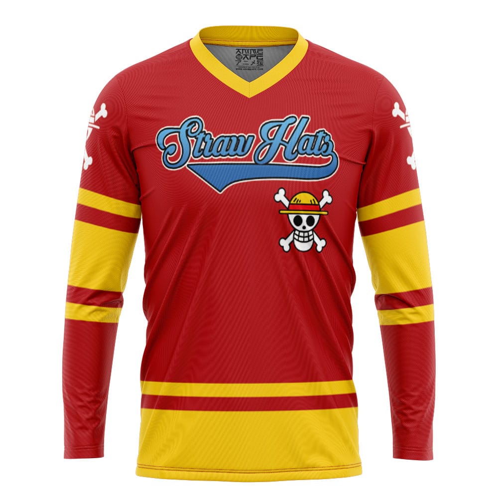 Straw Hat Pirates One Piece Hockey Jersey