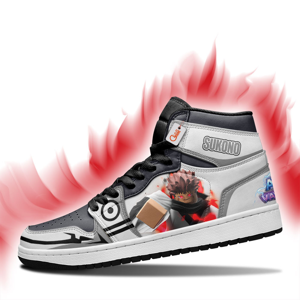 Sukono Custom Gaming High-Top Leather Sneakers Games Collection Personalized