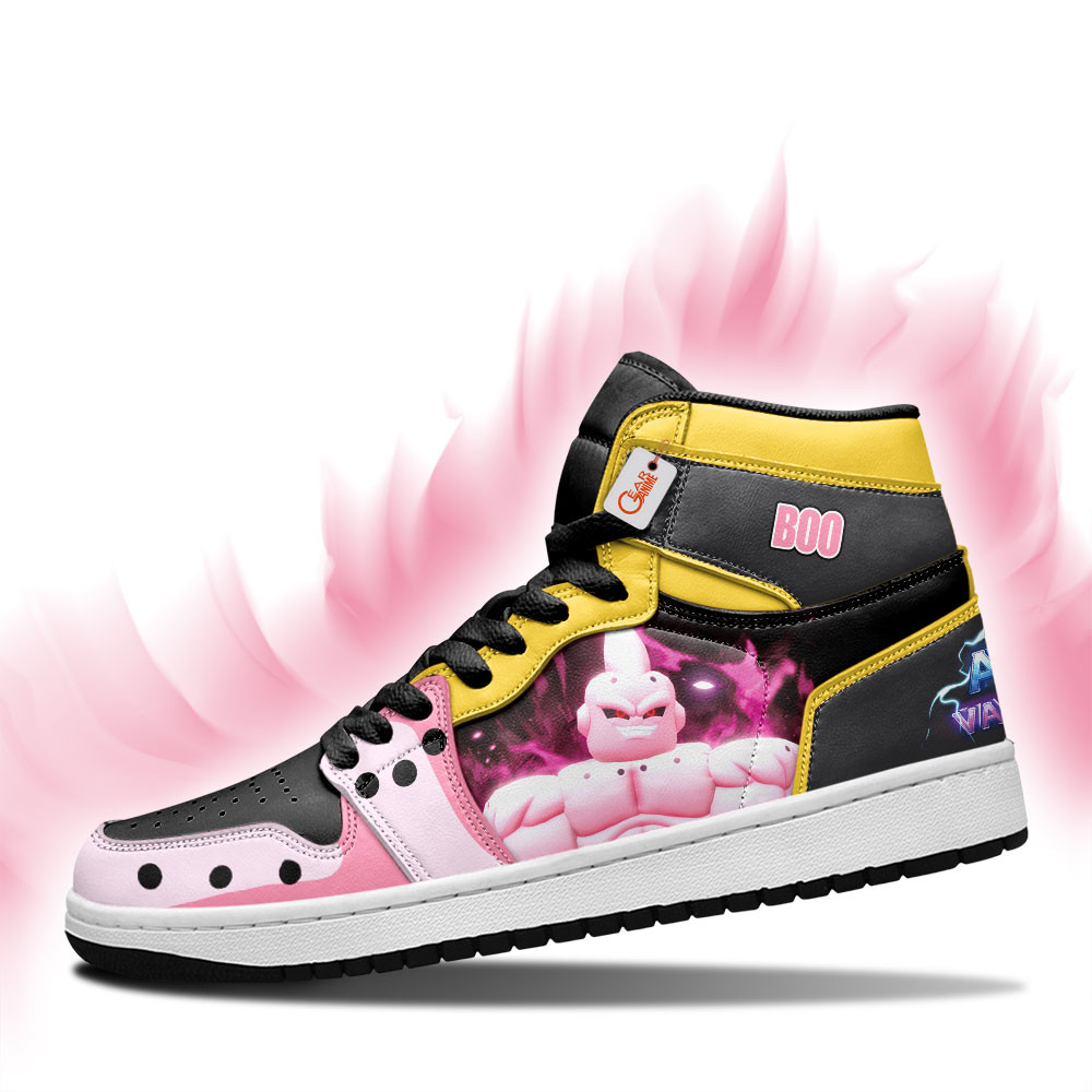 Super Boo Custom Gaming High-Top Leather Sneakers Games Collection Personalized