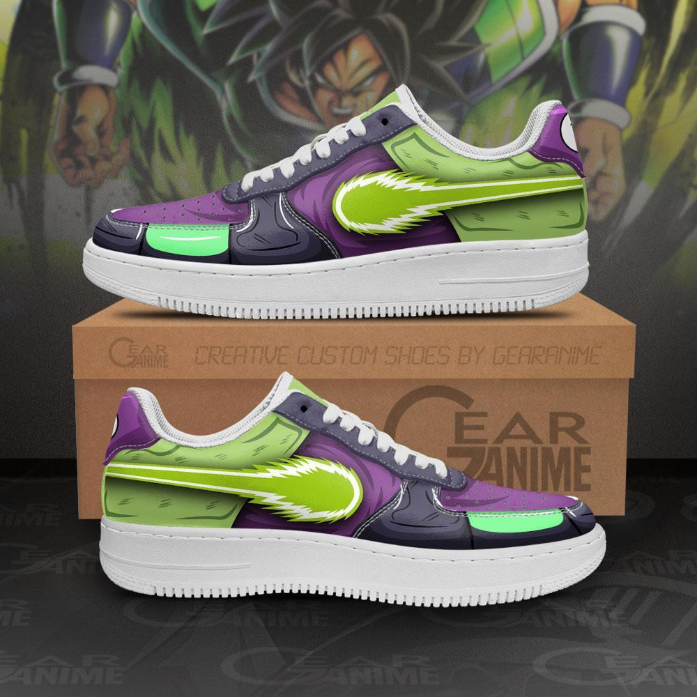 Super Broly Custom Anime Low-Top Leather Sneakers