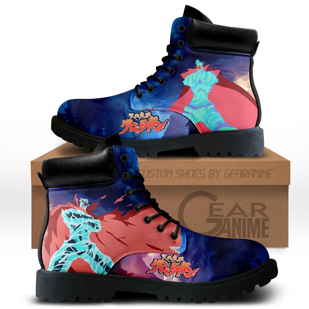 Super Tengen Toppa Custom Anime Combat Boots NTT171