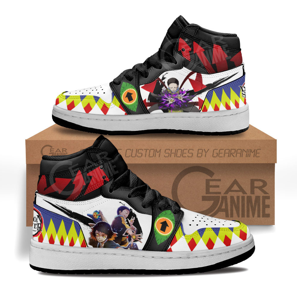 Susamaru and Yahaba Custom Anime Kids High-Top Leather Sneakers MV0809
