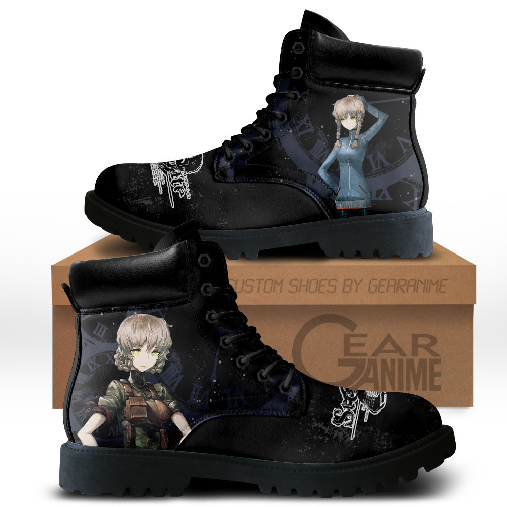 Suzuha Amane Custom Anime Combat Boots MV0711