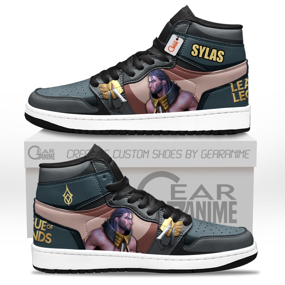 Sylas Custom Gaming High-Top Leather Sneakers LOL Custom Name