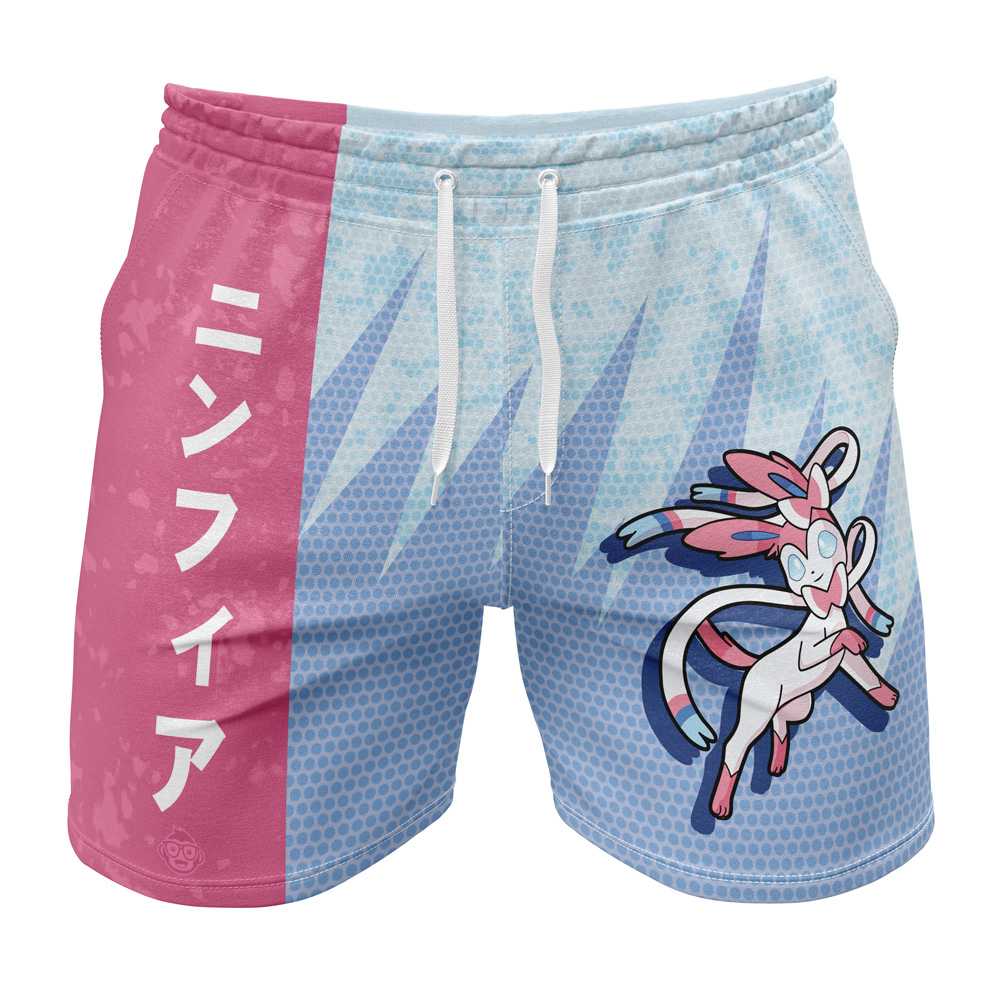 Sylveon Classic Pokemon Gym Shorts