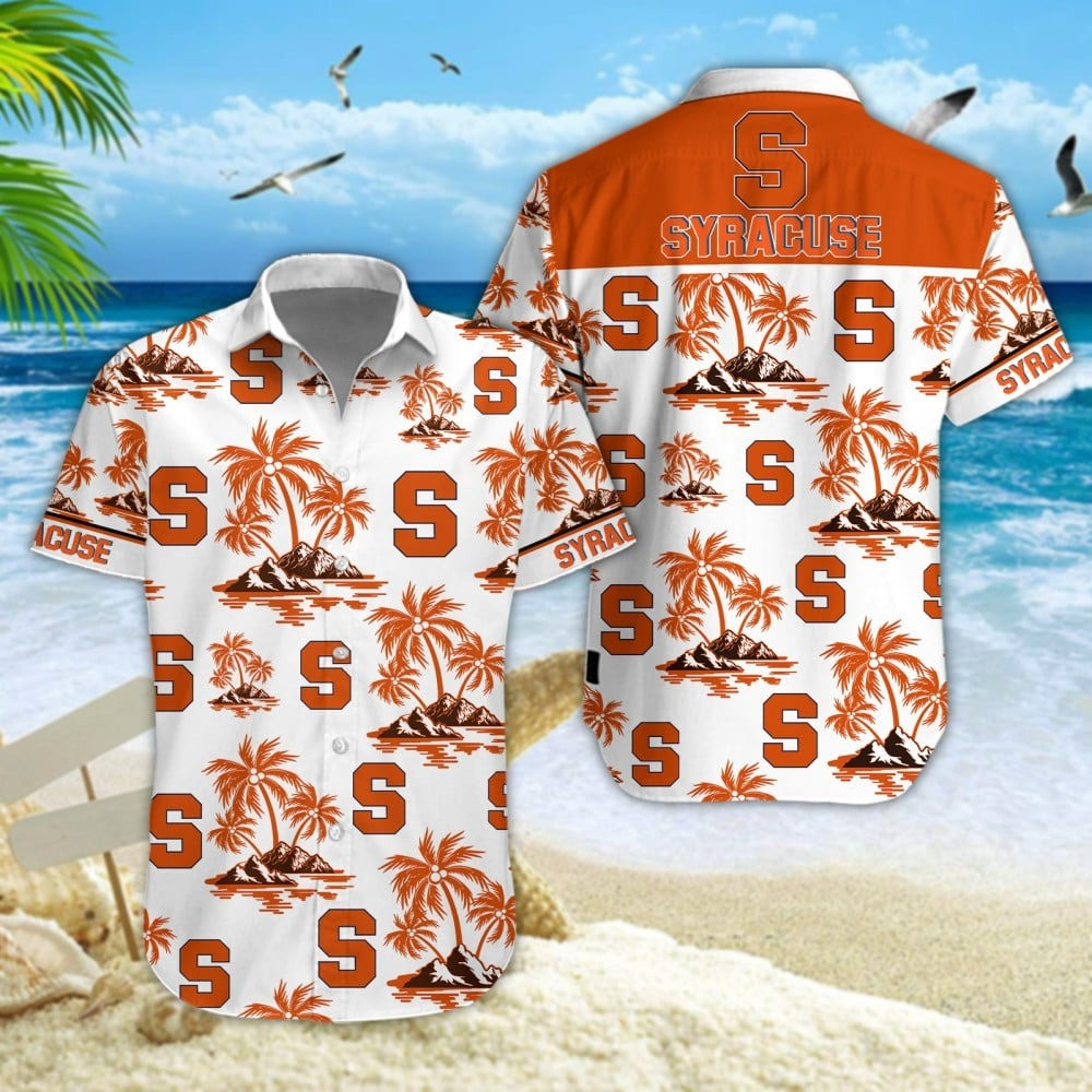 Syracuse Orange Football Hawaiians Tropical Sports Shirt Gift For Football Season