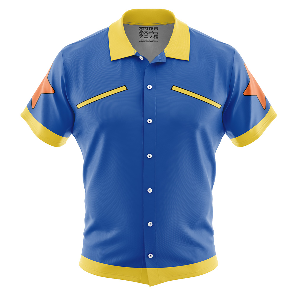 Tai Digimon Button Up Hawaiian Shirt