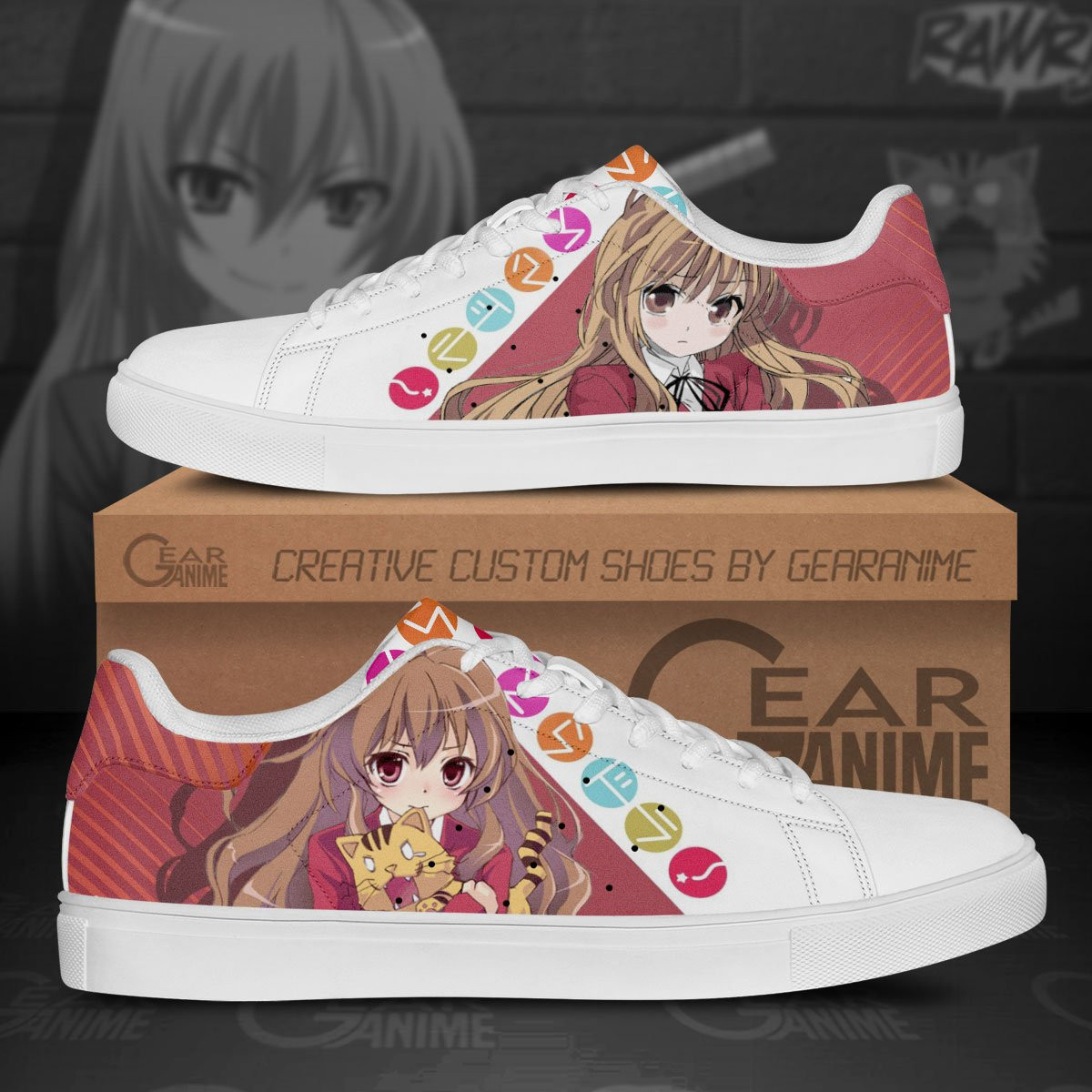 Taiga Aisaka Custom Anime Classic Court Shoes