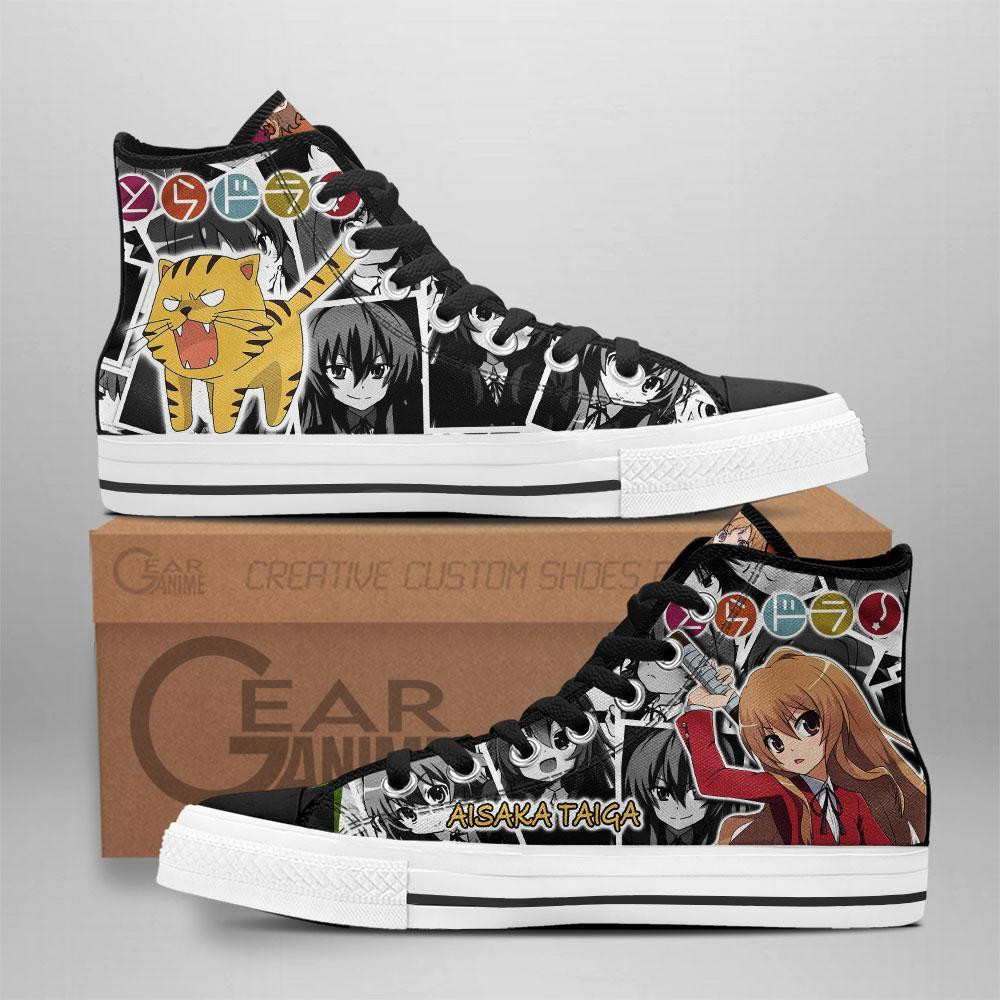 Taiga Aisaka Custom Anime High-Top Canvas Shoes NTT091