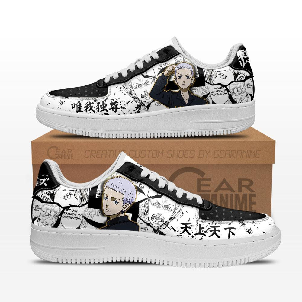 Takashi Mitsuya Custom Anime Low-Top Leather Sneakers