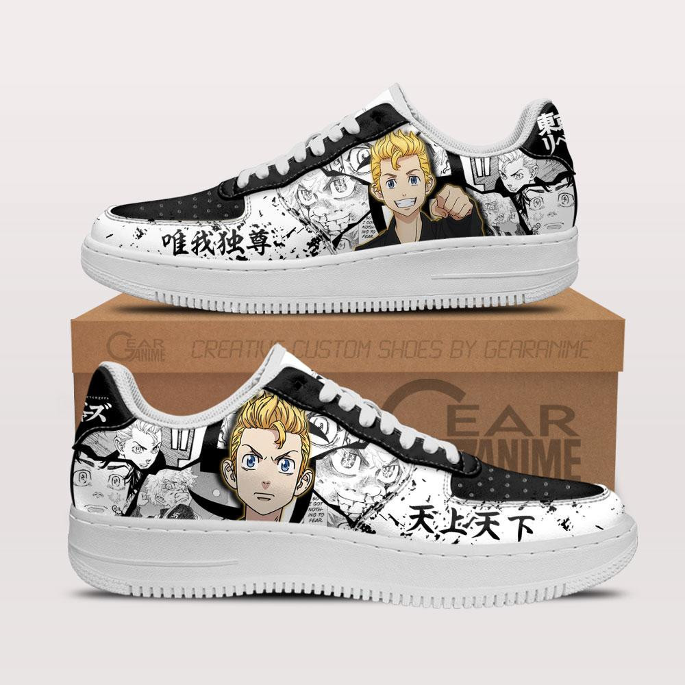 Takemichi Hanagaki Custom Anime Low-Top Leather Sneakers