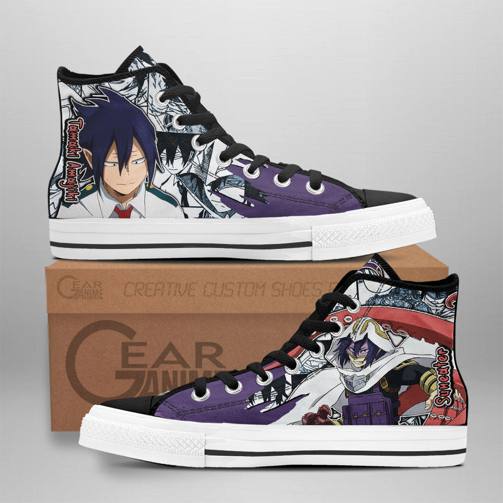 Tamaki Amajiki Custom Anime High-Top Canvas Shoes NTT291