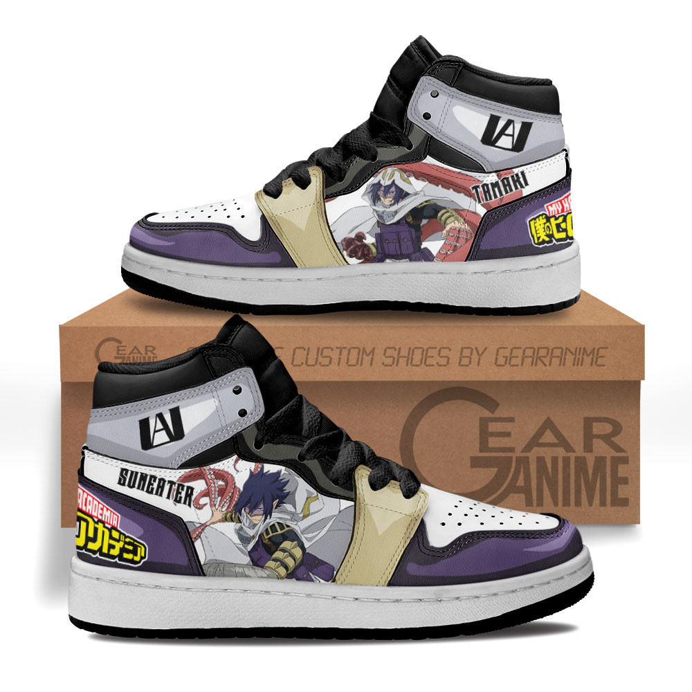 Tamaki Amajiki Custom Anime Kids High-Top Leather Sneakers