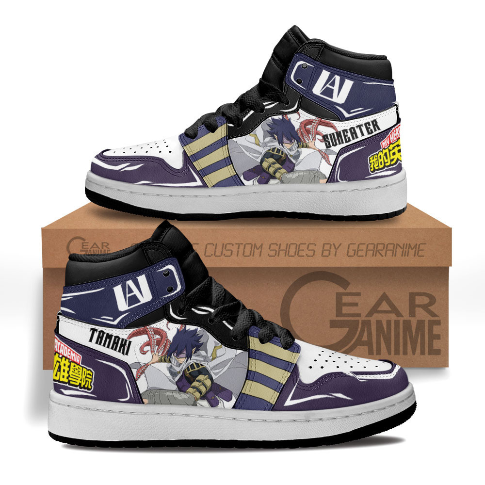 Tamaki Amajiki Custom Anime Kids High-Top Leather Sneakers