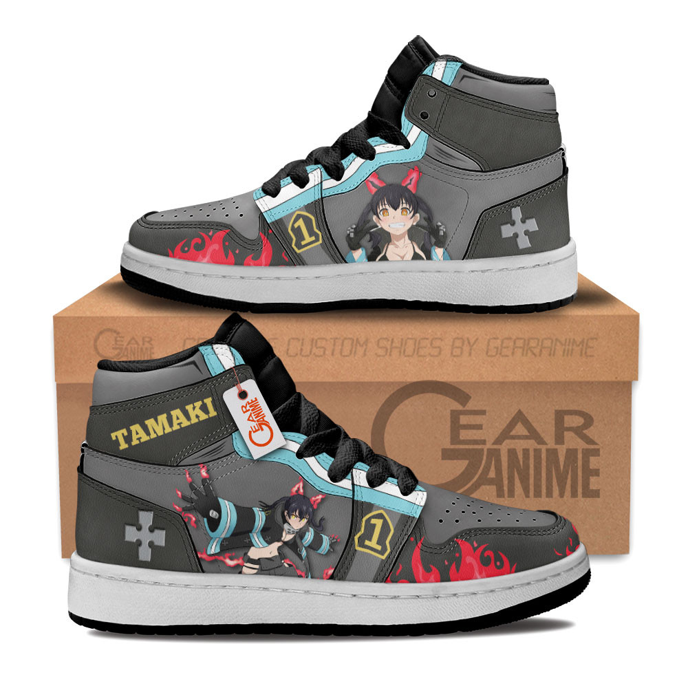 Tamaki Kotatsu Custom Anime Kids High-Top Leather Sneakers