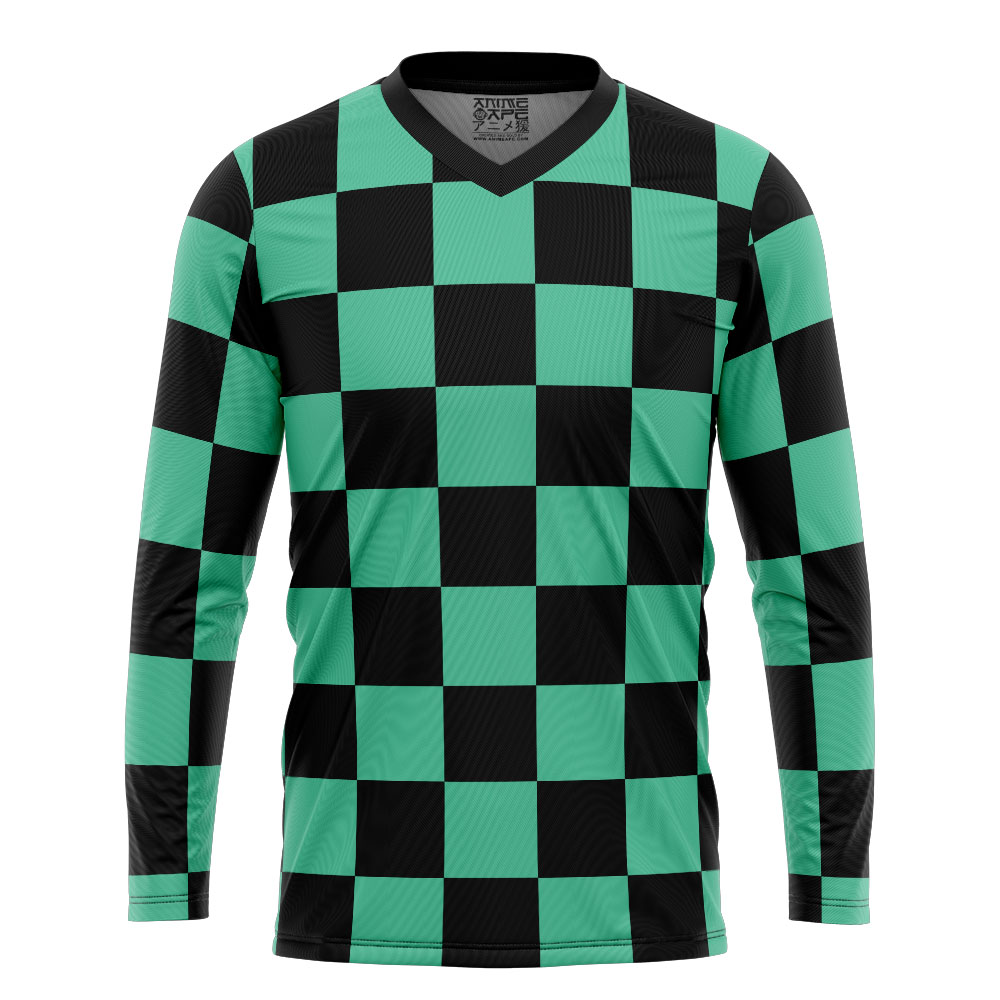 Tanjiro Kamado Demon Slayer Hockey Jersey