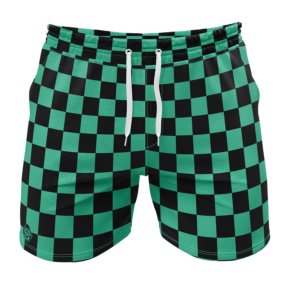 Tanjiro Kamado V2 Demon Slayer Gym Shorts