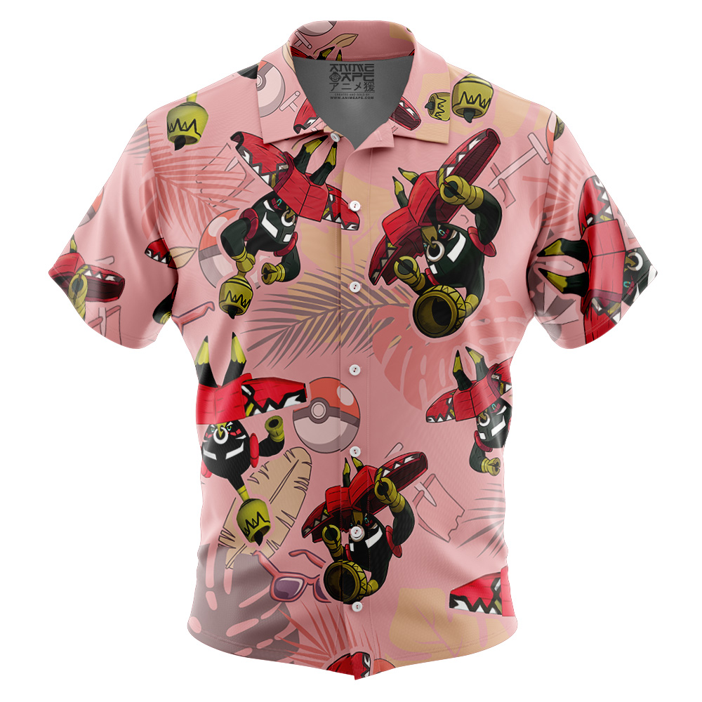 Tapu Bulu Pokemon Button Up Hawaiian Shirt