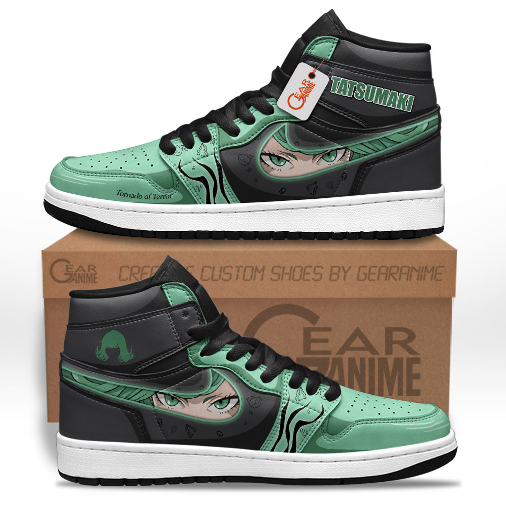 Tatsumaki High-Top Leather Sneakers Custom Name