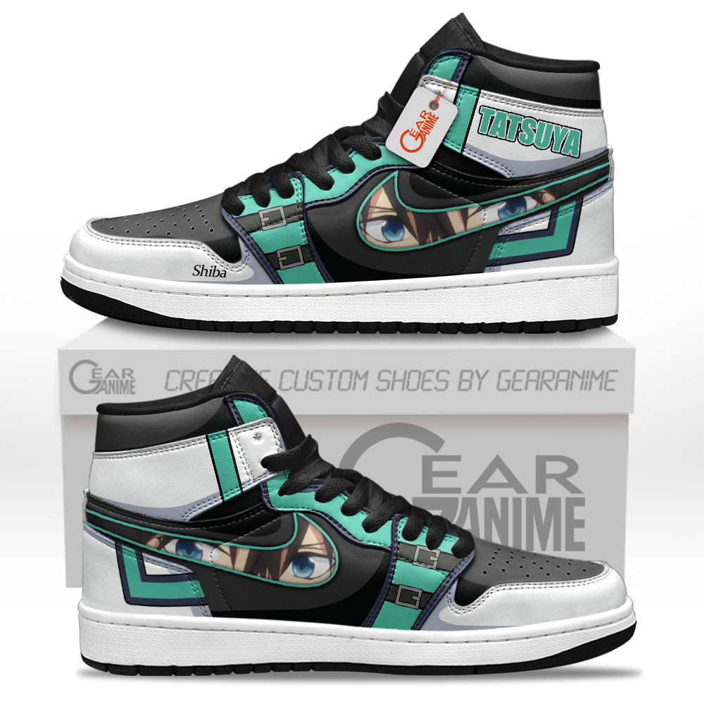 Tatsuya Shiba Custom Anime High-Top Leather Sneakers