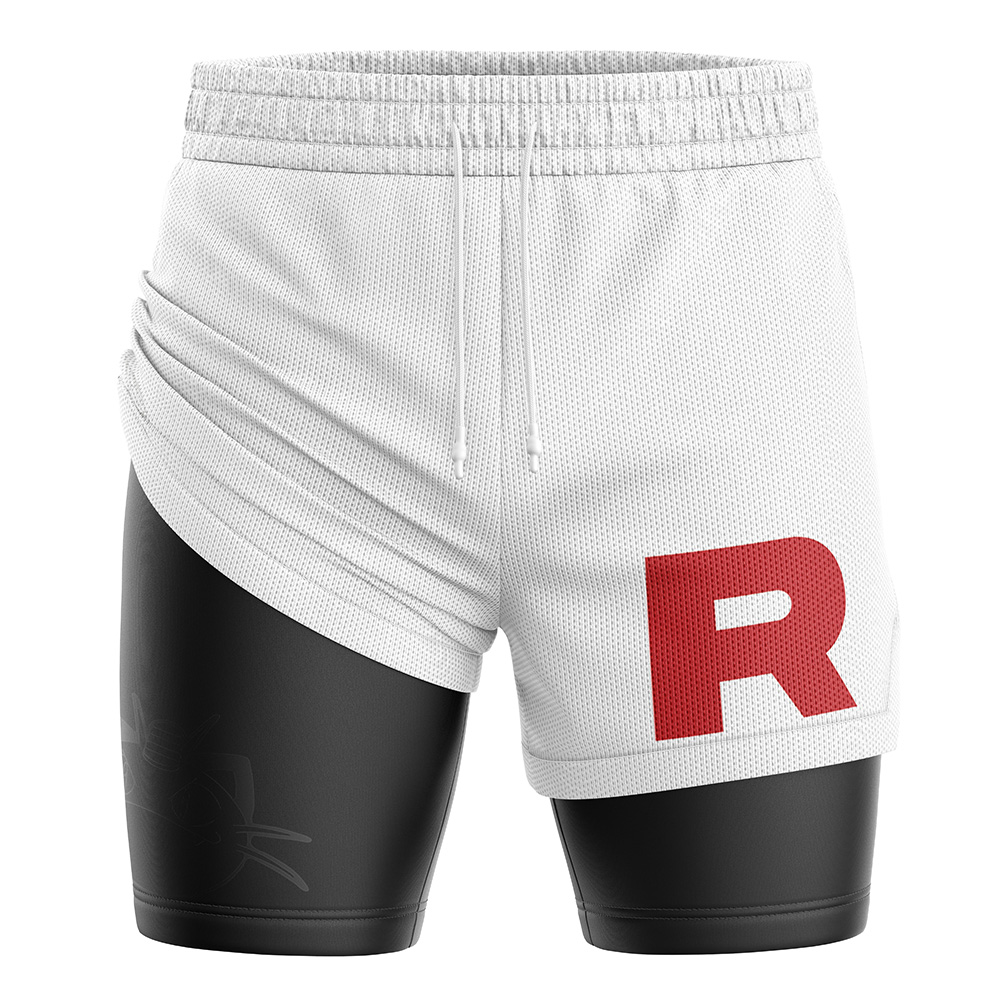 Team Rocket Pokemon 2-in-1 Performance Shorts