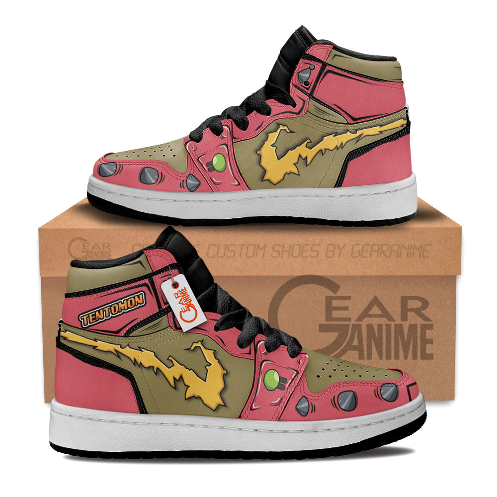 Tentomon Custom Anime Kids High-Top Leather Sneakers