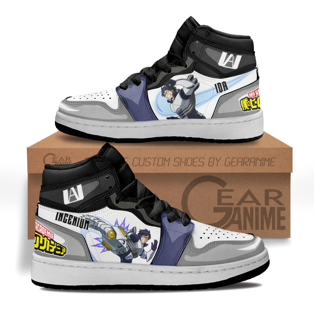 Tenya Ida Custom Anime Kids High-Top Leather Sneakers