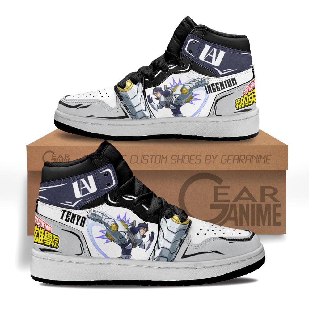 Tenya Ida Custom Anime Kids High-Top Leather Sneakers