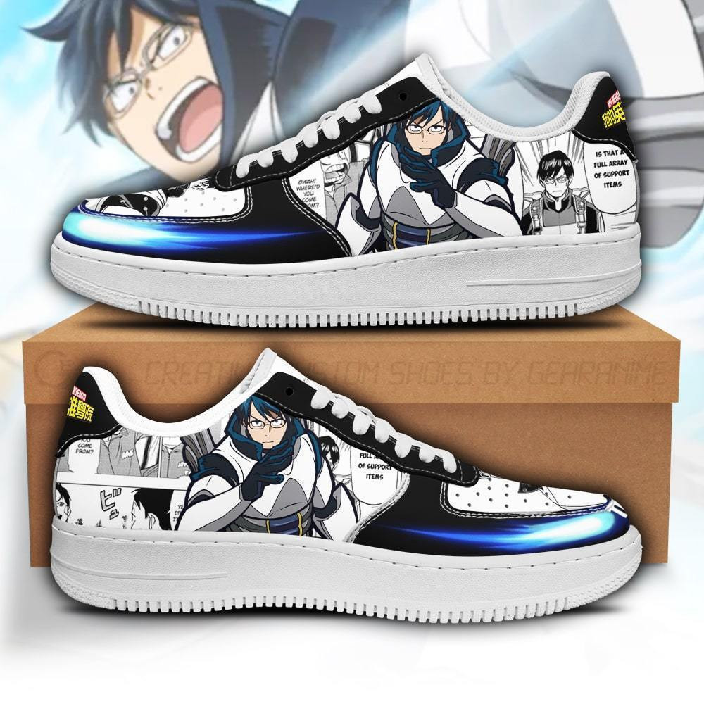 Tenya Iida Custom Anime Low-Top Leather Sneakers