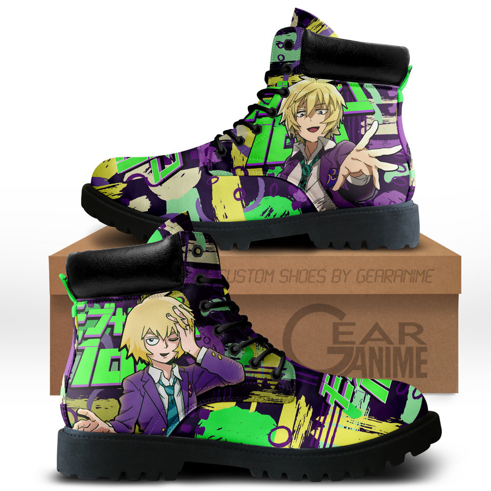 Teruki Hanazawa Custom Anime Combat Boots NTT171