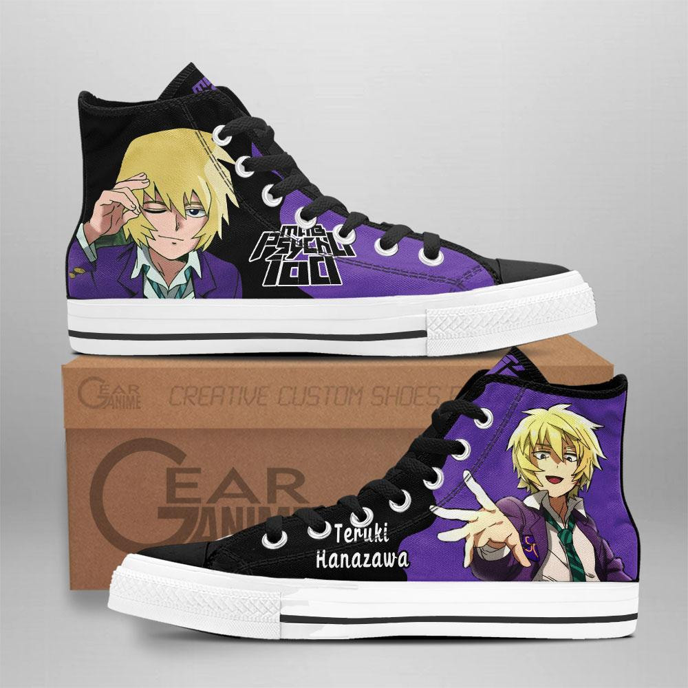 Teruki Hanazawa Custom Anime High-Top Canvas Shoes