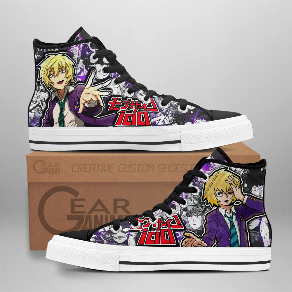 Teruki Hanazawa Custom Anime High-Top Canvas Shoes NTT090