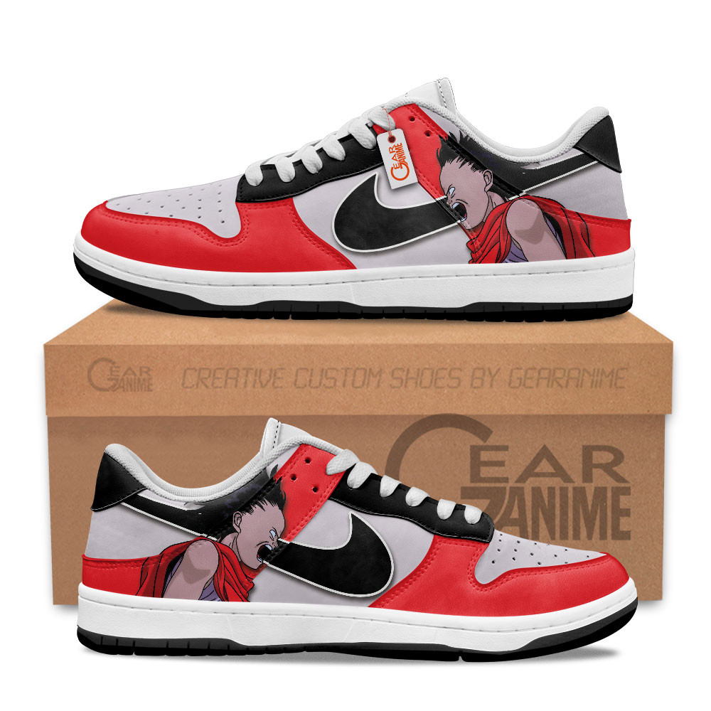 Tetsuo Shima Custom Anime Low-Top Skate Sneakers