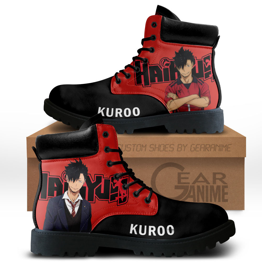 Tetsuro Kuroo Custom Anime Combat Boots MV3110