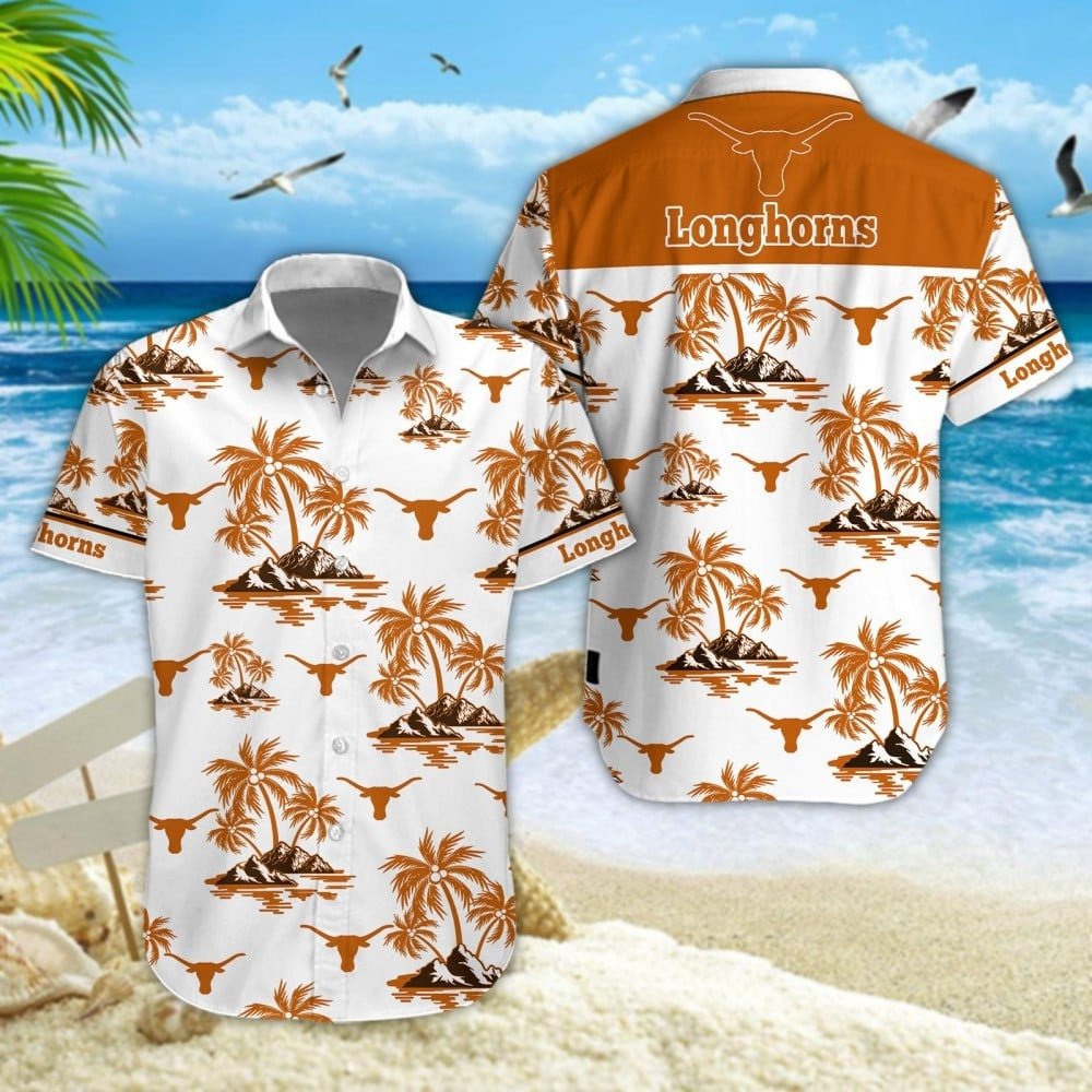 Texas Longhorns Football Hawaiian Football Beach Shirt Gift For Tailgate Party