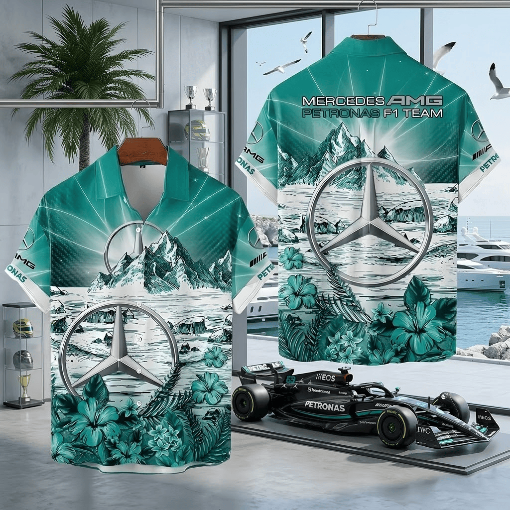 The Best Or No Thing Slogan Hawaiian Shirt Mercedes Mens Merch Father's Day Presents For Husband