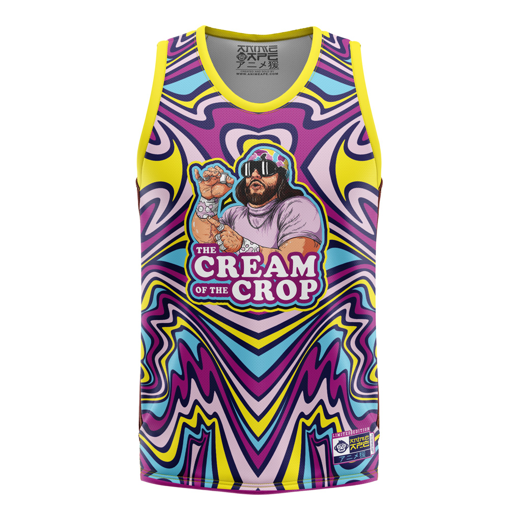 The Cream of the Crop Trippy Randy Savage Basketball Jersey