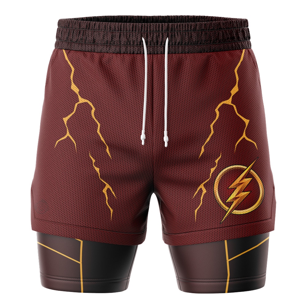 The Flash V2 DC Comics 2-in-1 Performance Shorts