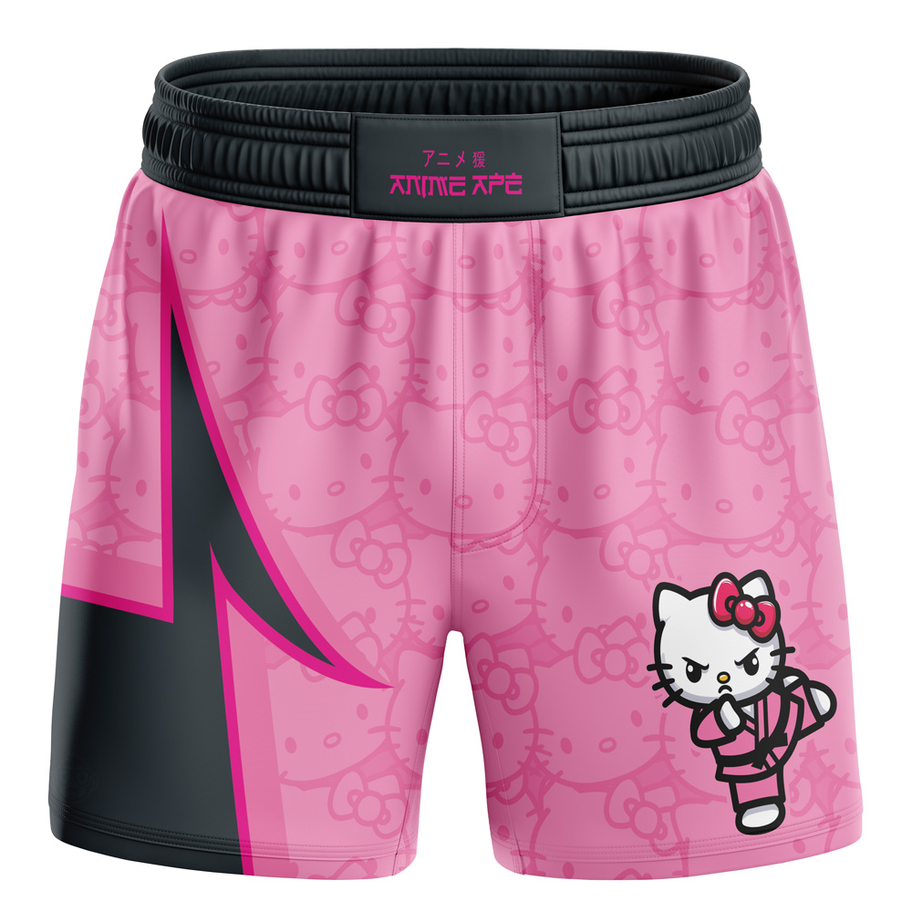 The Karate Hello Kitty Sanrio BJJ MMA Fight Shorts