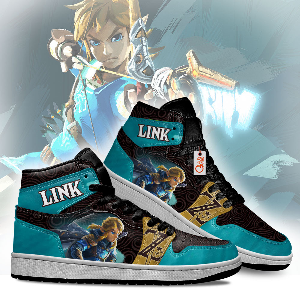 The Legend of Zelda Link Custom Gaming High-Top Leather Sneakers