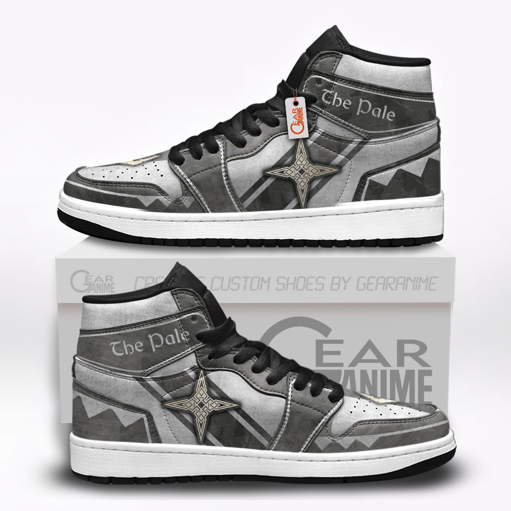 The Pale Custom Gaming High-Top Leather Sneakers Elder Scrolls Custom Shoes
